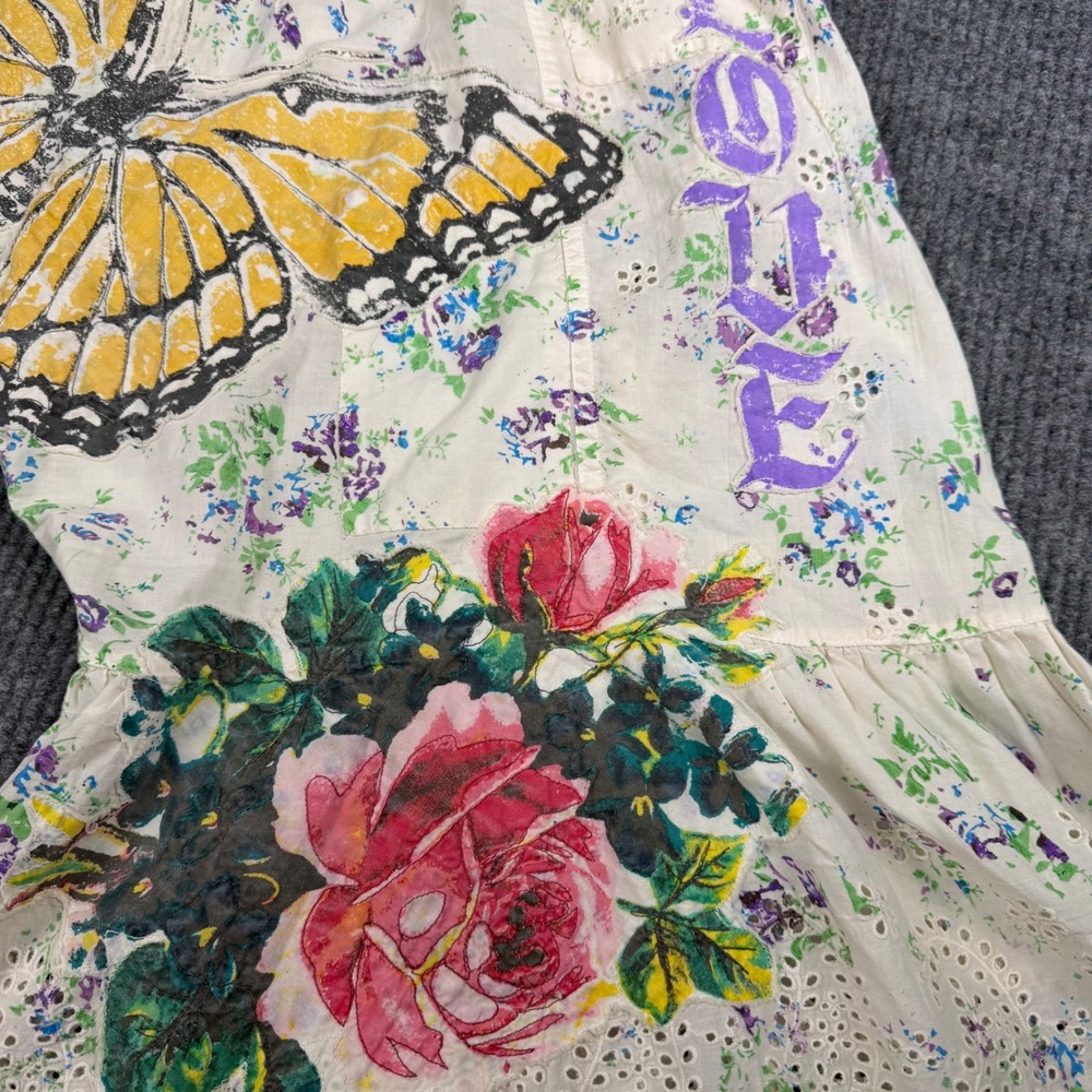Magnolia Pearl Applique Love More Bloomers 215 Bubbles Cotton Butterfly Boho - Picture 10 of 16